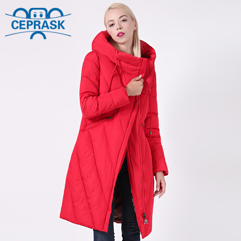 New Winter Coat Women Plus Size Long Windproof Collar Women Parka Stylish Hooded Thick Women's Jacket CEPRASK 201027