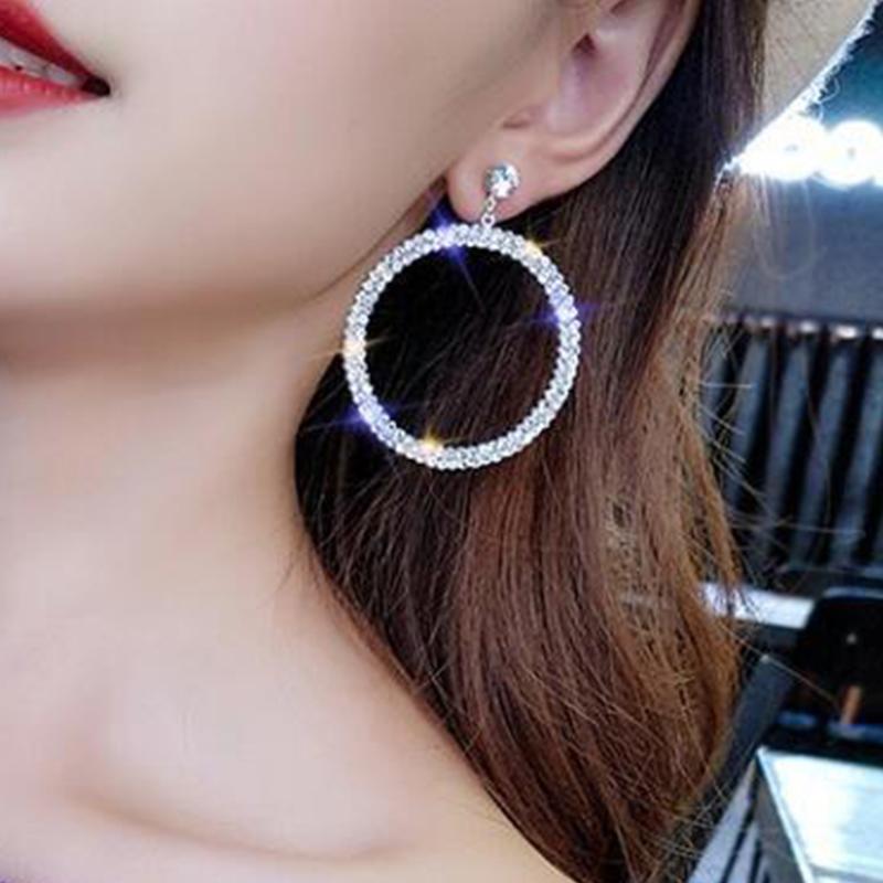 2 Pcs/set Simple Female Earrings Round Crystal Gold Silver Color Earring Set Women Wedding Party Jewelry
2 Pcs/set Simple Female Earrings Round Crystal Gold Silver Color Earring Set Women Wedding Party Jewelry
