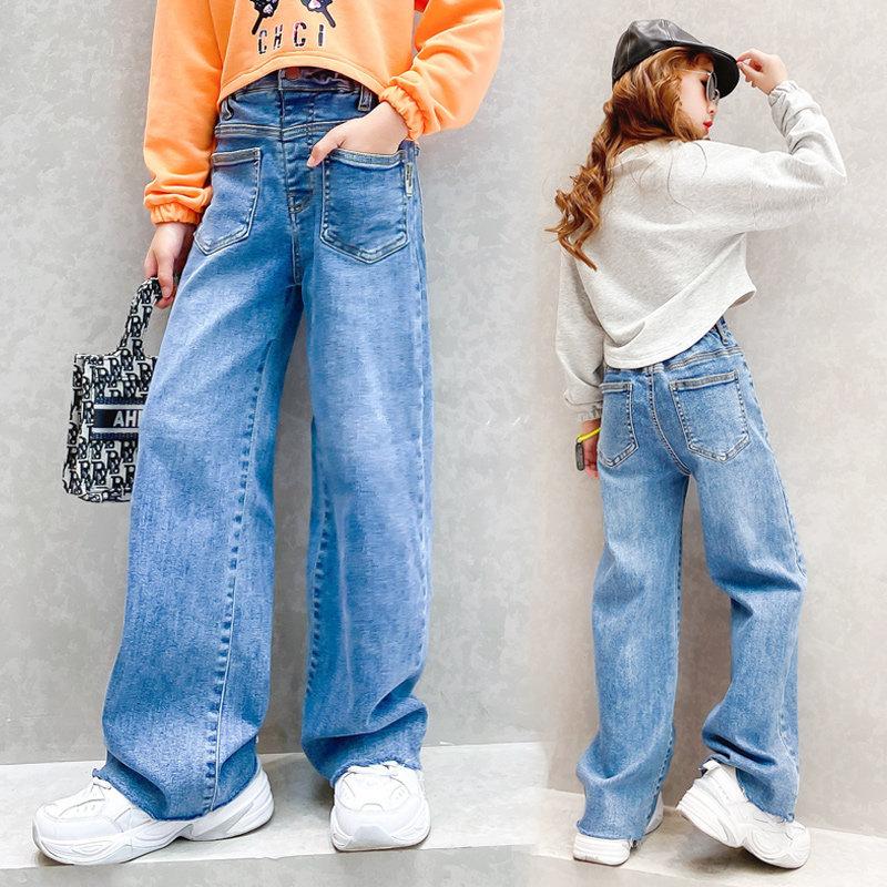 Teenage Girls Jeans 2021 Spring Summer Fall Casual Loose Kids Leg Wide Pants School Children Trousers 6 8 10 12 girls pants, Orange top
Teenage Girls Jeans 2021 Spring Summer Fall Casual Loose Kids Leg Wide Pants School Children Trousers 6 8 10 12 girls pants, Orange top