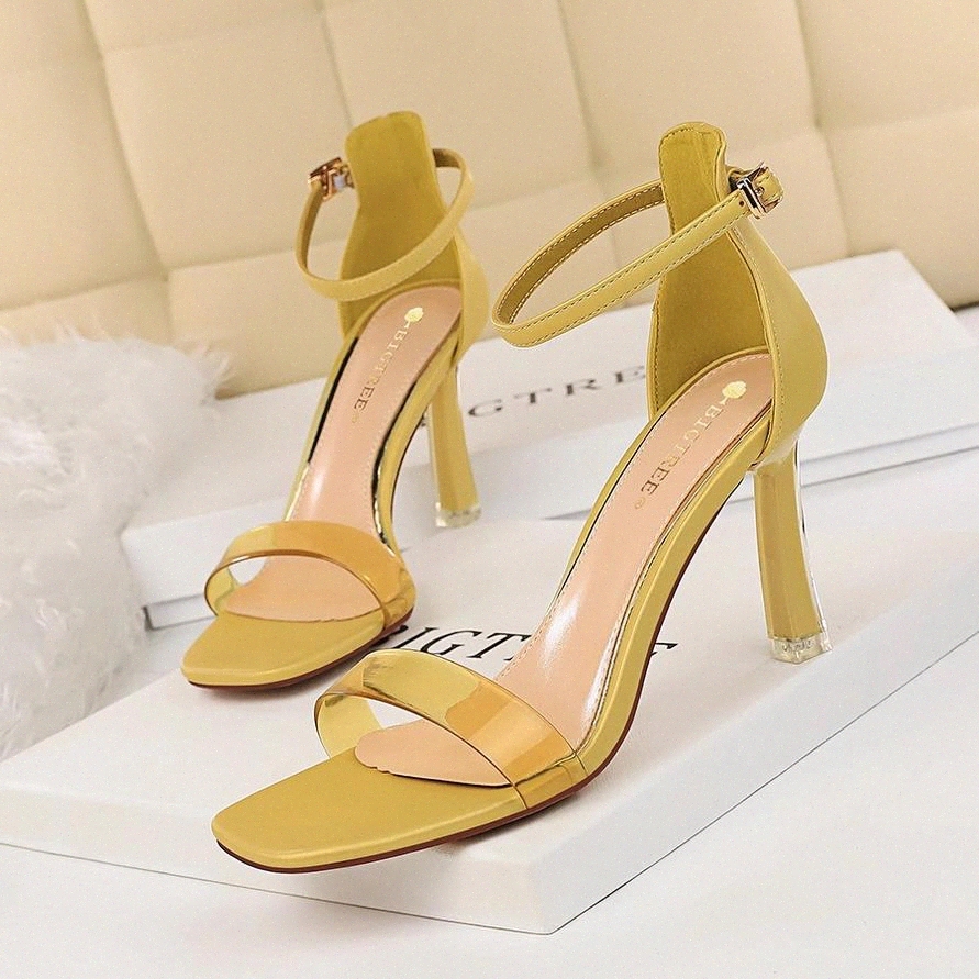 2020 Women 8.5cm High Heels Sandals Crystal Stripper Strap Stiletto Sexy Sandles Wedding Bridal Elegant Yellow Party Shoes #kP9k, Black
2020 Women 8.5cm High Heels Sandals Crystal Stripper Strap Stiletto Sexy Sandles Wedding Bridal Elegant Yellow Party Shoes #kP9k, Black