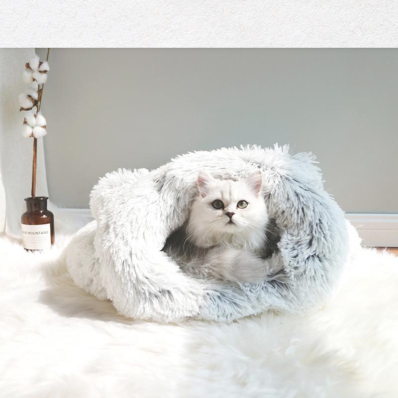 New Pet Dog Cat Round Plush Bed Semi-Enclosed Cat Nest for Deep Sleep Comfort in Winter Cats Bed little Mat Basket Soft Kennel
New Pet Dog Cat Round Plush Bed Semi-Enclosed Cat Nest for Deep Sleep Comfort in Winter Cats Bed little Mat Basket Soft Kennel