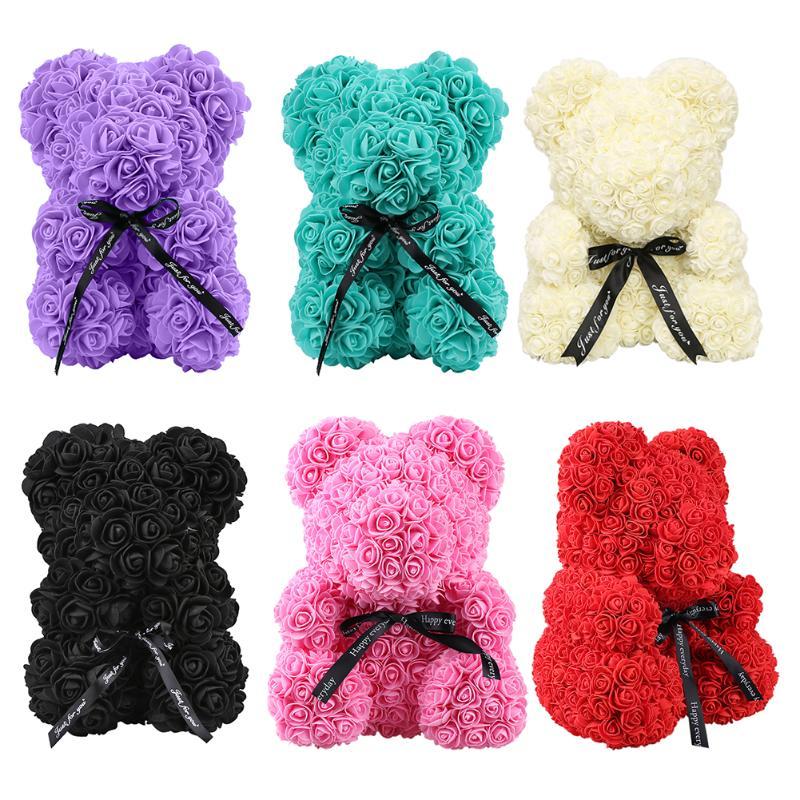 VKTECH Romantic Valentine's Day Gift 25cm Rose Flower Teddy Bear Artificial Decoration For Valentines Wedding Party Decor Doll, Black
VKTECH Romantic Valentine's Day Gift 25cm Rose Flower Teddy Bear Artificial Decoration For Valentines Wedding Party Decor Doll, Black