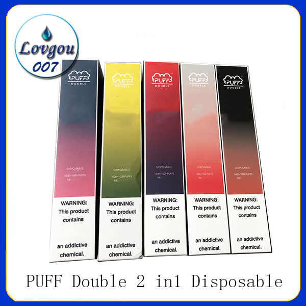 PUFF Double 2000+Puffs Disposable Vape Pen 900mAh Battery 6ml Pods Cartridges e Cigs Limited Edition Disposable puff BAR PLUS
PUFF Double 2000+Puffs Disposable Vape Pen 900mAh Battery 6ml Pods Cartridges e Cigs Limited Edition Disposable puff BAR PLUS