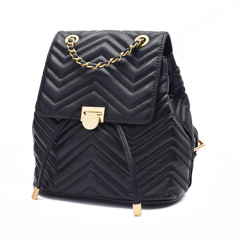 Women's bag women's handbag double shoulder bag small hand sheepskin fashion water wave pattern small backpack handbag bags, As pic
Women's bag women's handbag double shoulder bag small hand sheepskin fashion water wave pattern small backpack handbag bags, As pic