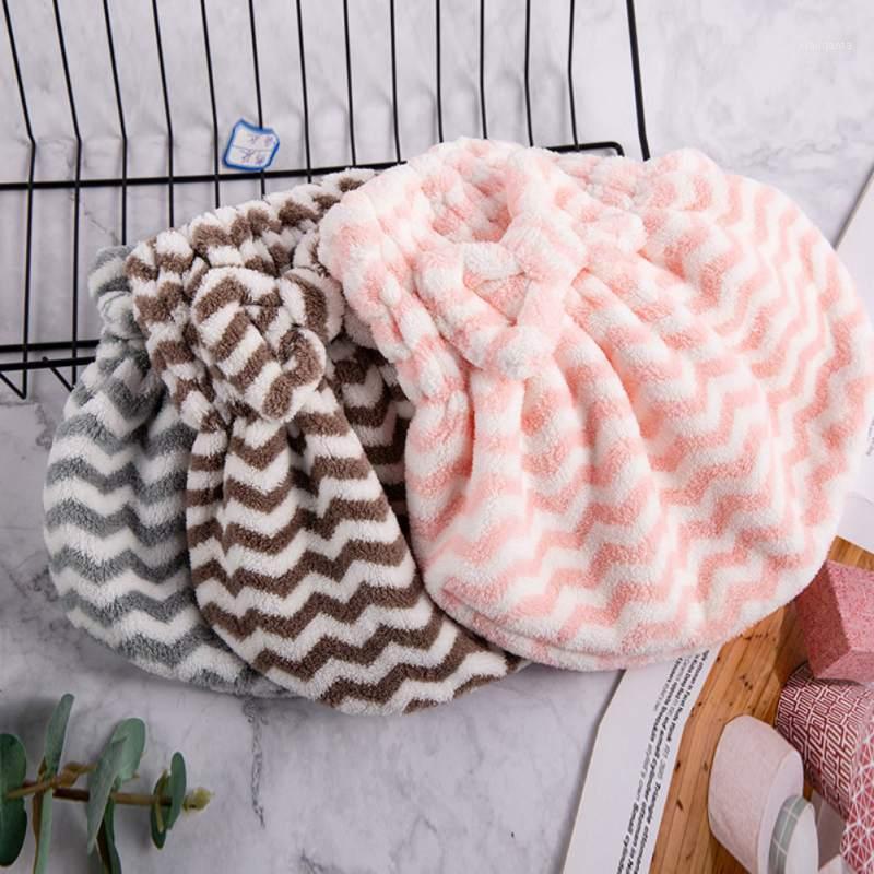 Thickened Coral Fleece Hair Towel Cationic Water Ripple Dry Hair Cap Bow Absorbent Shower Cap Wave Towels1
Thickened Coral Fleece Hair Towel Cationic Water Ripple Dry Hair Cap Bow Absorbent Shower Cap Wave Towels1