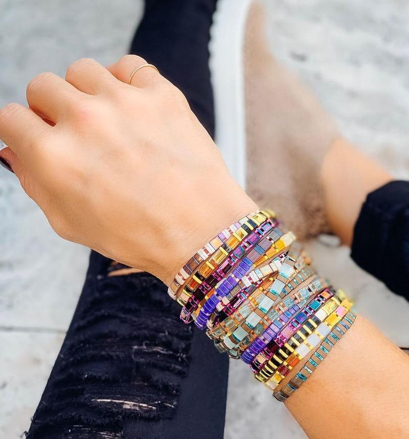 Boho Miyuki Charm Bracelet Women Vintage Jewelry Crystal Beads Handmade Diy Bracelet GiftWholesale Underfined Mujer TILA Pulsera
Boho Miyuki Charm Bracelet Women Vintage Jewelry Crystal Beads Handmade Diy Bracelet GiftWholesale Underfined Mujer TILA Pulsera