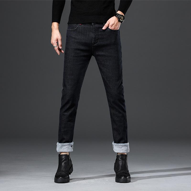 2020 Winter New Men's Warm Fleece Jeans Classic Style High Quality Cotton Slim Fit Denim Stretch Trousers Black Brand Pants, F834a black
2020 Winter New Men's Warm Fleece Jeans Classic Style High Quality Cotton Slim Fit Denim Stretch Trousers Black Brand Pants, F834a black