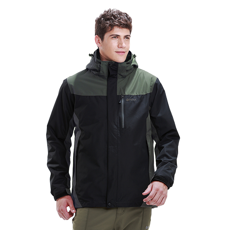 Rax Hiking Jackets Men Waterproof Windproof Warm Hiking Jackets Winter Outdoor Camping Jackets Women Thermal Coat 43-1A058 201128