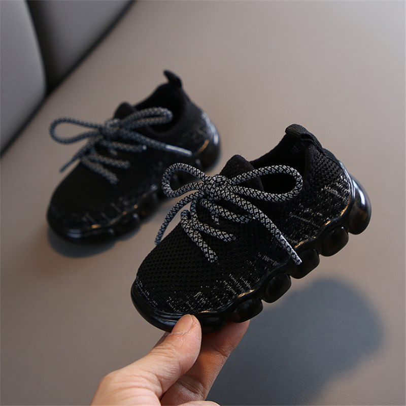 AOGT Spring/Autumn Breathable Knitting Boy Girl Toddler Shoes Infant Sneakers Fashion Soft Comfortable Baby Shoes First Walkers 201130