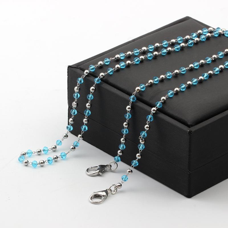 Black Glass Beaded Mask Holder Chain Necklace for Women Natural Stone Beads Long Mask Holder Eyeglass Chains Necklace
Black Glass Beaded Mask Holder Chain Necklace for Women Natural Stone Beads Long Mask Holder Eyeglass Chains Necklace
