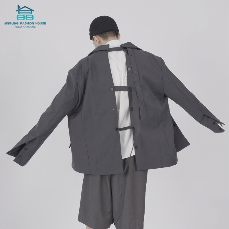 2021 New -6xl. Shoulder Cushions Strips Button-down Suits with Black Gray Sleeves Slit Man Woman. BL4T
2021 New -6xl. Shoulder Cushions Strips Button-down Suits with Black Gray Sleeves Slit Man Woman. BL4T
