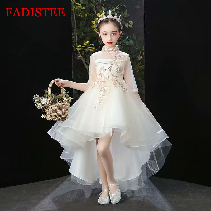 FADISTEE lace high low Girl dress Flower Girl Dresses vestidos lace Baby Girl Infant Dress Kids Formal Wear girls dress, Champagne
FADISTEE lace high low Girl dress Flower Girl Dresses vestidos lace Baby Girl Infant Dress Kids Formal Wear girls dress, Champagne