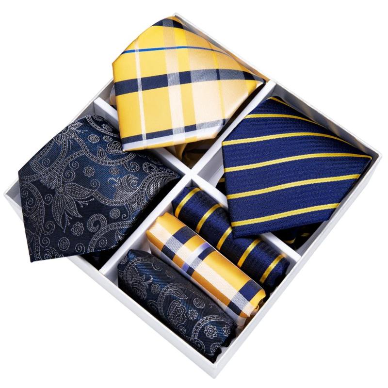 New Fashion 3 Pack Men Tie Gift Box Set Formal Business Wedding Necktie Handkerchief Cufflinks 100% Silk Tie Kit For Men DiBanGu
New Fashion 3 Pack Men Tie Gift Box Set Formal Business Wedding Necktie Handkerchief Cufflinks 100% Silk Tie Kit For Men DiBanGu