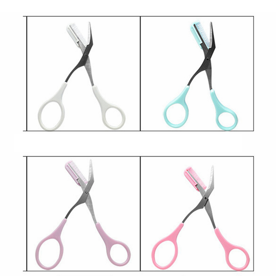 Eyebrow Trimmer Scissors With Comb Beauty Cosmetic Scissors Girl Lady Make Up Tools, As pic
Eyebrow Trimmer Scissors With Comb Beauty Cosmetic Scissors Girl Lady Make Up Tools, As pic