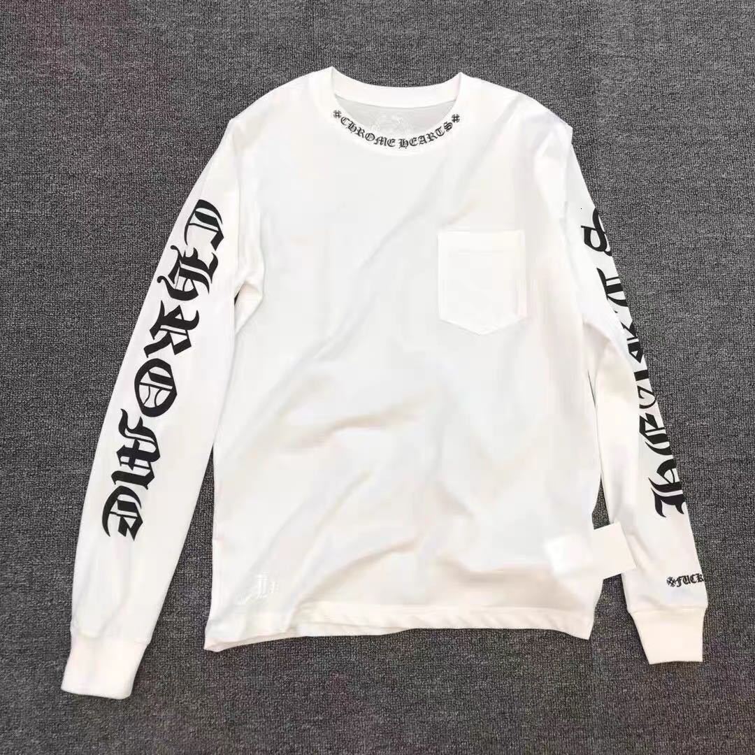 and Autumn winter 2020 new fashion brand crosin Sanskrit floral arm printed T-shirt long sleeve bottom shirt Unisex top, Black
and Autumn winter 2020 new fashion brand crosin Sanskrit floral arm printed T-shirt long sleeve bottom shirt Unisex top, Black