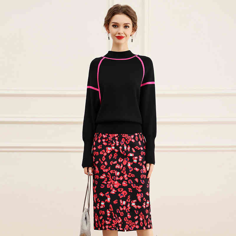Women' Two Piece Pants Zhili sweater set women' winter style with coat, slim Top + half body Hip Wrap Skirt two-piece 6J1I, Black
Women' Two Piece Pants Zhili sweater set women' winter style with coat, slim Top + half body Hip Wrap Skirt two-piece 6J1I, Black