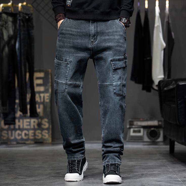 Loose Big Size Men's Jeans Mens Hiphop Baggy Denim Pants Leisure Men Clothing Fatify Cargo Trousers Plus Size 42 Mens Bottoms, Picture color
Loose Big Size Men's Jeans Mens Hiphop Baggy Denim Pants Leisure Men Clothing Fatify Cargo Trousers Plus Size 42 Mens Bottoms, Picture color