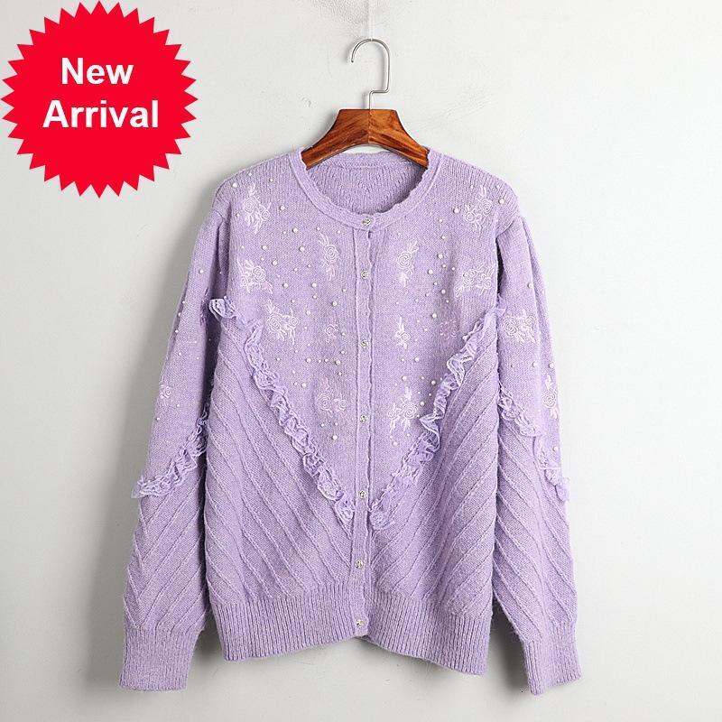 Winter 2021 New Fashion Mohair New Sweet Nightgown Cuts Flower Embroidered Big Size the Neck of Knitted Cardigan White 5ZTC, Beige
Winter 2021 New Fashion Mohair New Sweet Nightgown Cuts Flower Embroidered Big Size the Neck of Knitted Cardigan White 5ZTC, Beige