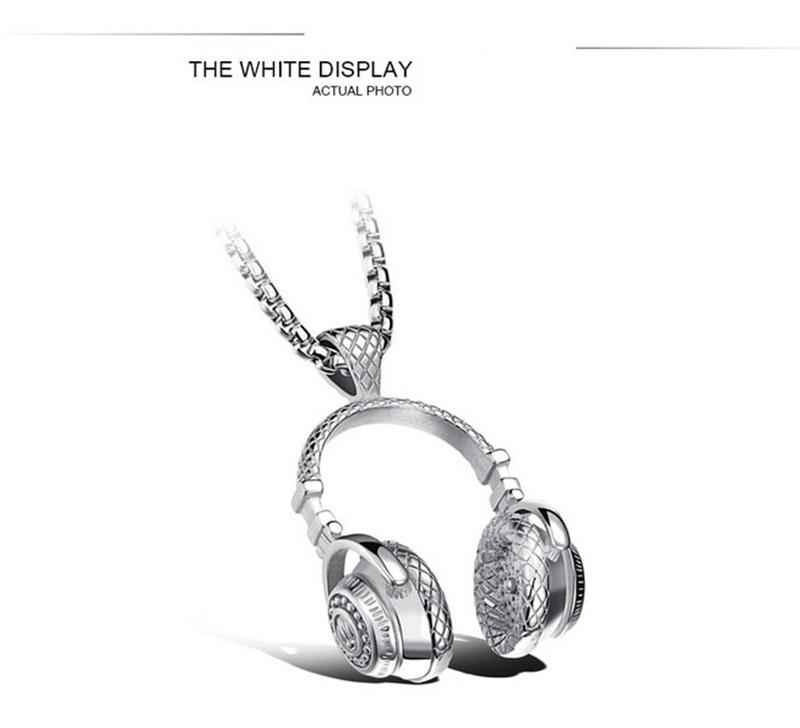 Epackfree 3pcs 60cm 4mm Hip Hop DJ Wireless Headphone Mens 316L Stainless Steel Pendant Necklace with vevet bag
Epackfree 3pcs 60cm 4mm Hip Hop DJ Wireless Headphone Mens 316L Stainless Steel Pendant Necklace with vevet bag