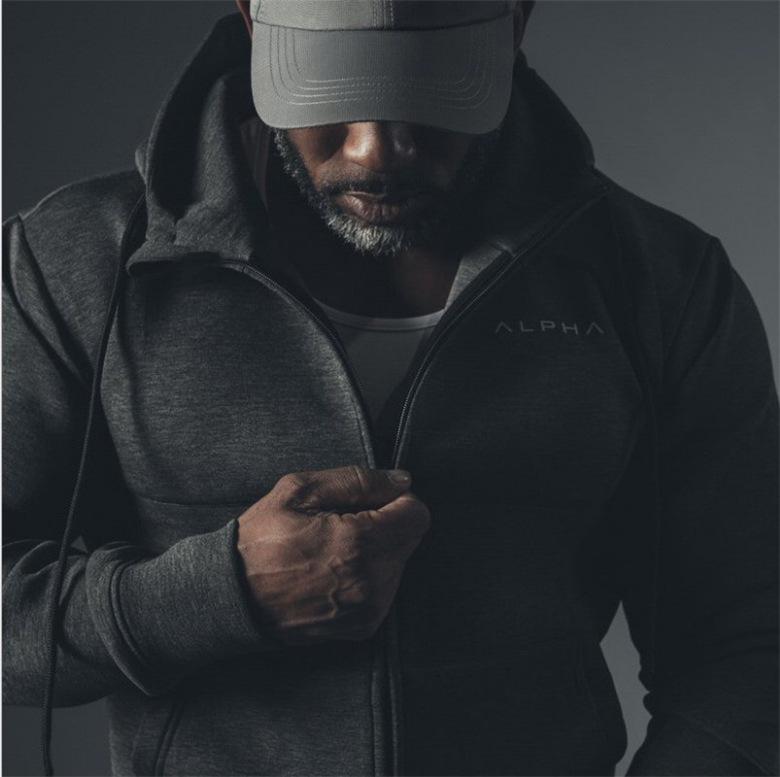 2020 Autumn & Winter New Style Men Muscle Fitness Long Sleeve Casual Sports Running Hoodie Zip-up Jacket Hoodie, Dark gray
2020 Autumn & Winter New Style Men Muscle Fitness Long Sleeve Casual Sports Running Hoodie Zip-up Jacket Hoodie, Dark gray