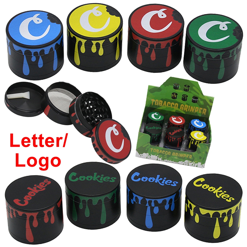 Cookies Grinder Herb Zinc Alloy Dry Herb 63mm Kirsite Grinders Tobacco Crusher 4 Layers Dab Tools Vaporizer Teet Oil Burner SF California
Cookies Grinder Herb Zinc Alloy Dry Herb 63mm Kirsite Grinders Tobacco Crusher 4 Layers Dab Tools Vaporizer Teet Oil Burner SF California