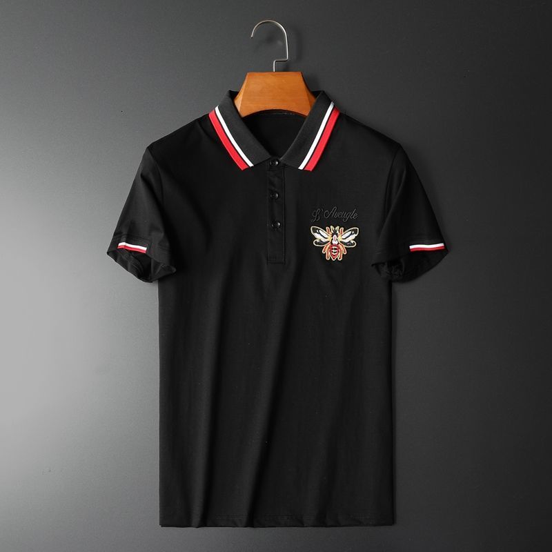 2021 Men's Fashions Short Sleeves Lapel Mannen Embroidered by the Man's Clothes Polo Shirt Prnu, Black.
2021 Men's Fashions Short Sleeves Lapel Mannen Embroidered by the Man's Clothes Polo Shirt Prnu, Black.