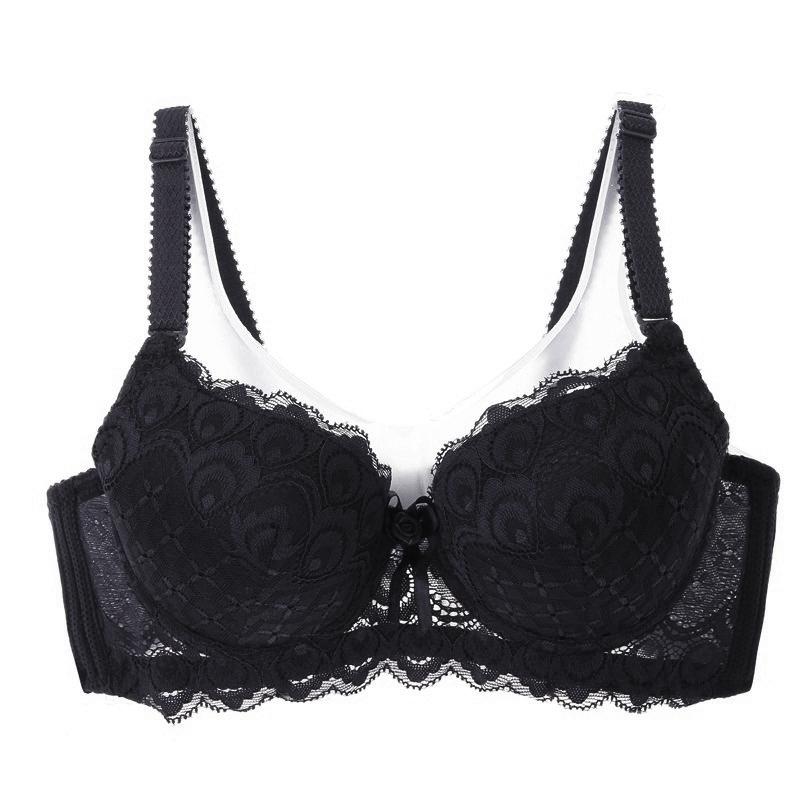 Women Sexy Push Up Lace Embroidered Bow Push Up Bra Solid Color 3/4 Cup Gathering Adjustable Underwear Underwire Brassiere, Qz
Women Sexy Push Up Lace Embroidered Bow Push Up Bra Solid Color 3/4 Cup Gathering Adjustable Underwear Underwire Brassiere, Qz