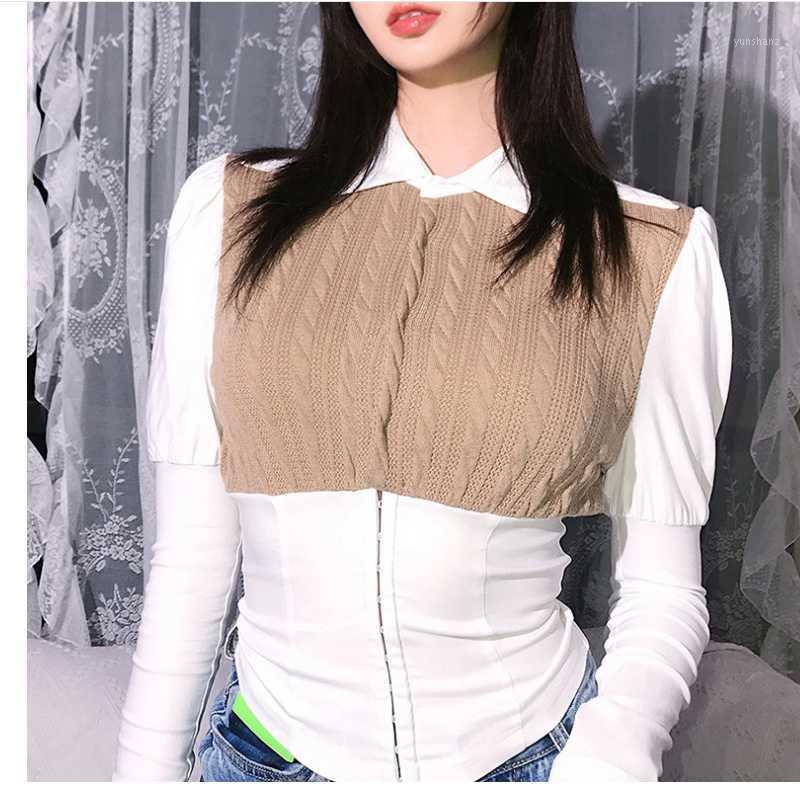 Women' winter new yoga T-shirt solid color fitness splicing single breasted fake two piece running sweater shirt female1, Khaki
Women' winter new yoga T-shirt solid color fitness splicing single breasted fake two piece running sweater shirt female1, Khaki