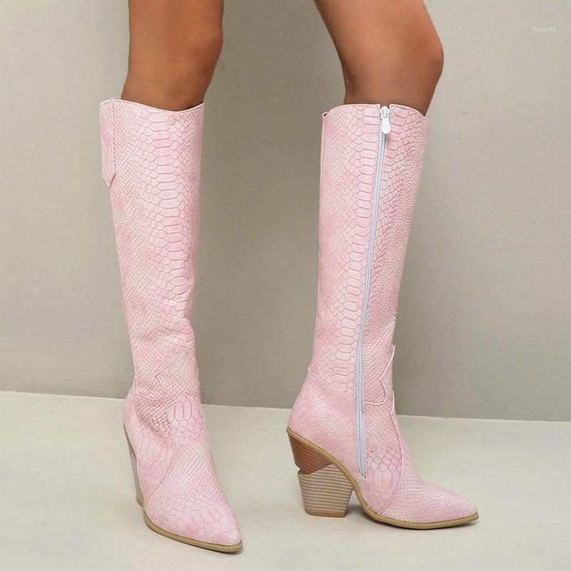 2020 Brand Design Women Western Boots Wedge High Heel Women Knee High Boots Fashion Pointed Toe Ladies Zipper Big Size 431, Blue
2020 Brand Design Women Western Boots Wedge High Heel Women Knee High Boots Fashion Pointed Toe Ladies Zipper Big Size 431, Blue