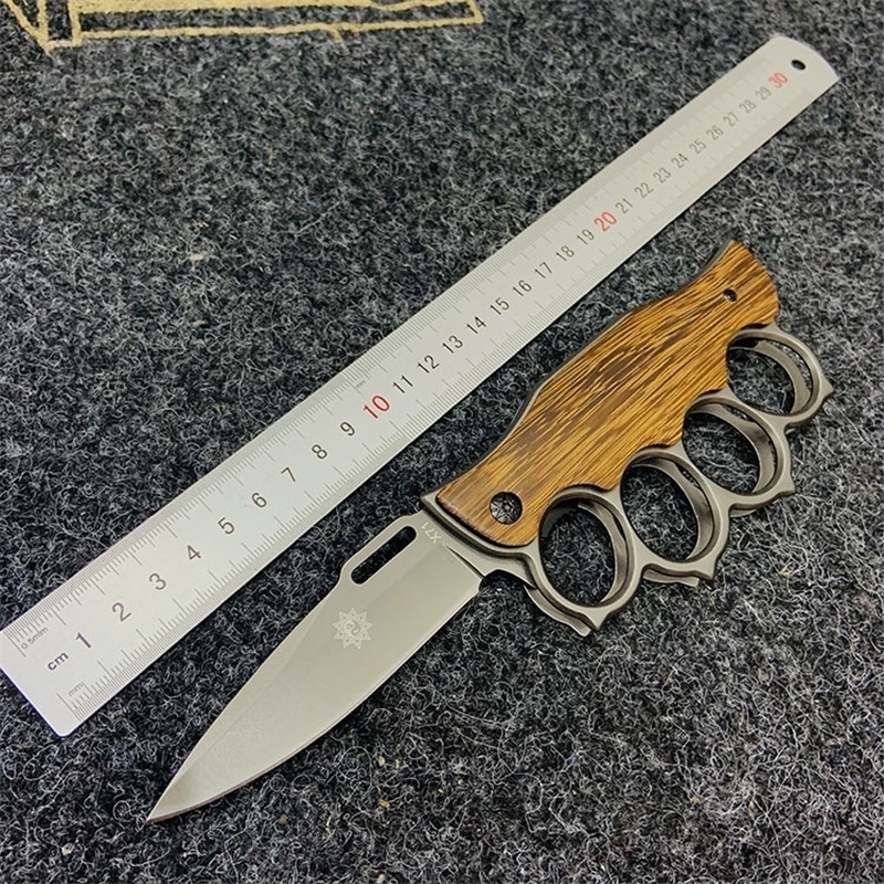 Camping Steel Brass Folding Stainless NF005 Shape Self-defense Outdoor A-Muti-function Knife Knuckles Tool Igoeb
Camping Steel Brass Folding Stainless NF005 Shape Self-defense Outdoor A-Muti-function Knife Knuckles Tool Igoeb
