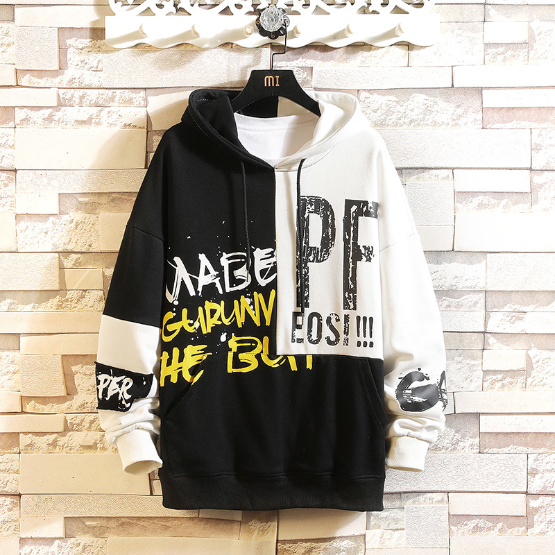 2020 Spring Fashion Patchwork Sweatshirt Men'S Black White Hip Hop Long Sleeve Pullover Hoodies Sweatshirt Clothes kg-28, W20141 1
2020 Spring Fashion Patchwork Sweatshirt Men'S Black White Hip Hop Long Sleeve Pullover Hoodies Sweatshirt Clothes kg-28, W20141 1