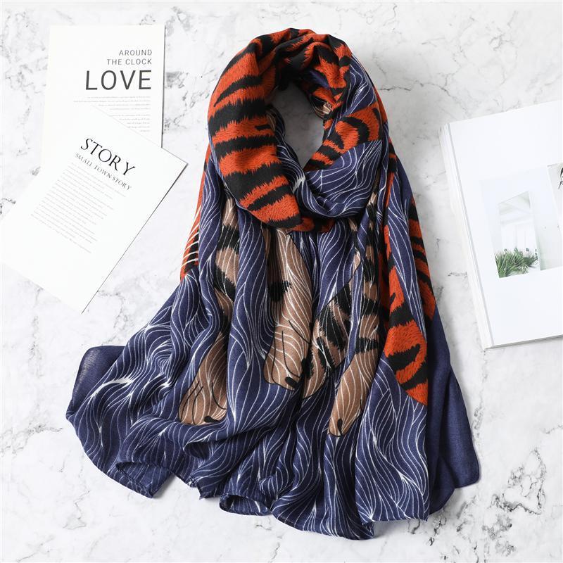 Scarves Design Tiger Pattern Scarf Women Autumn Winter Shawl Lady Wraps Neck Hijab Headband Warm Bufanda 2021 1
Scarves Design Tiger Pattern Scarf Women Autumn Winter Shawl Lady Wraps Neck Hijab Headband Warm Bufanda 2021 1