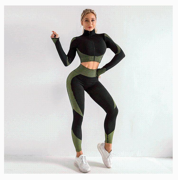 Sexy Sports Suits Seamless Yoga Set Women Fitness Clothing Sportswear Woman Gym Leggings Sports Shirts1, 04
Sexy Sports Suits Seamless Yoga Set Women Fitness Clothing Sportswear Woman Gym Leggings Sports Shirts1, 04