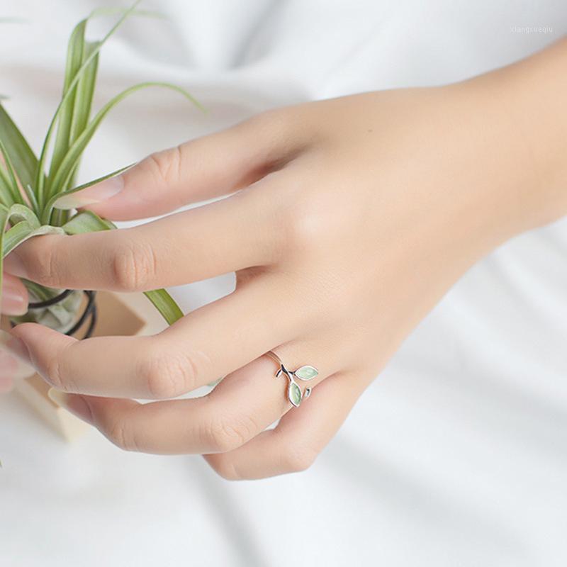 Cluster Rings Green Color Opal Leaf Open Ring Female Elegant Artistic Hipster Adjustable Ornament, Golden;silver
Cluster Rings Green Color Opal Leaf Open Ring Female Elegant Artistic Hipster Adjustable Ornament, Golden;silver