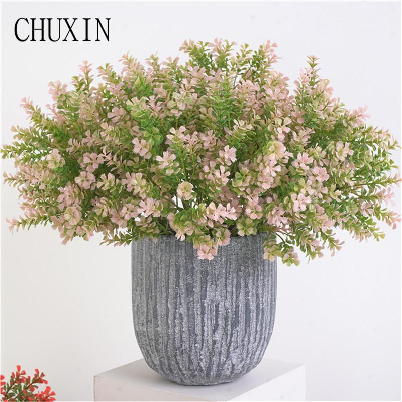 Simulation 6 fork lucky grass Artificial plastic flower fake flower green plants decoration home decoration wedding arrangement, Purple
Simulation 6 fork lucky grass Artificial plastic flower fake flower green plants decoration home decoration wedding arrangement, Purple
