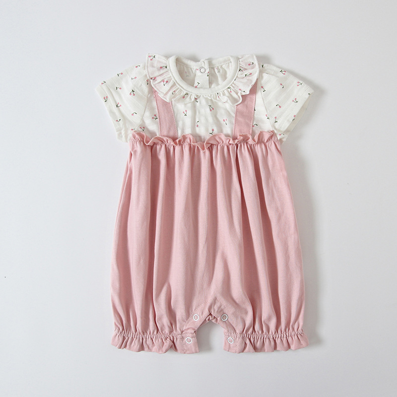 2021 New Newborn Baby Cotton Romper Cherry Print Infant Girls Jumpsuit Kids Clothes Outfit Pink 0-2y Tap7
2021 New Newborn Baby Cotton Romper Cherry Print Infant Girls Jumpsuit Kids Clothes Outfit Pink 0-2y Tap7