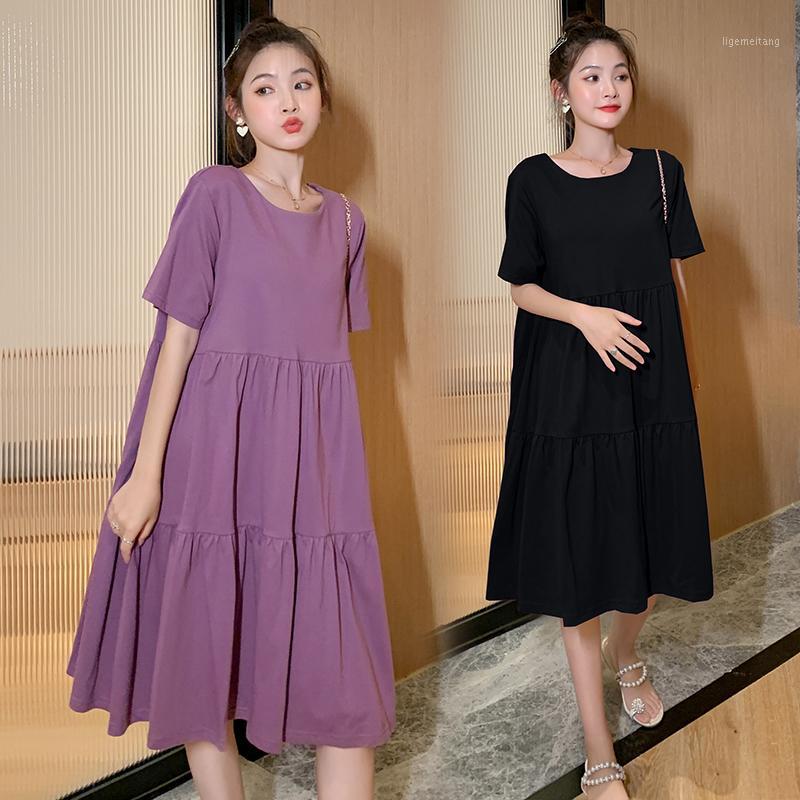 6657# Maternity Clothes Summer Cotton plus Size Short Sleeve Loose Stylish Dress for Pregnant Women Pregnancy Clothes1, Black (cotton)
6657# Maternity Clothes Summer Cotton plus Size Short Sleeve Loose Stylish Dress for Pregnant Women Pregnancy Clothes1, Black (cotton)