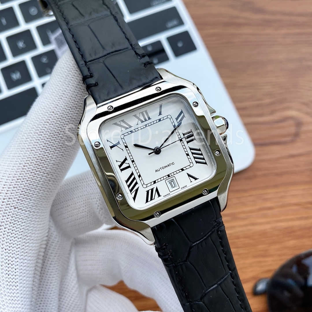 Top Quality Fashion Automatic Mechanical Self Winding Watch Men Classic Gold Silver Wristwatch Sapphire Glass Casual Leather Strap Clock 1745, Yellow gold
Top Quality Fashion Automatic Mechanical Self Winding Watch Men Classic Gold Silver Wristwatch Sapphire Glass Casual Leather Strap Clock 1745, Yellow gold