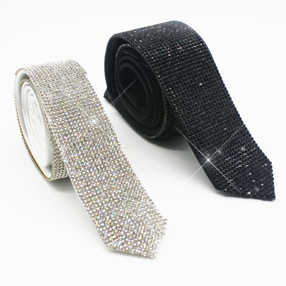 Handmade Black Laser Crystal Rhinestone Necktie Necklace for Performace Wedding Party Prom 201027
Handmade Black Laser Crystal Rhinestone Necktie Necklace for Performace Wedding Party Prom 201027