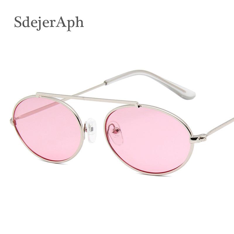 Retro Pink Oval Women Sunglasses Brand Vintage Metal Frame Color Lens Eyewear Ladies Sunglasses Shades Korea Fashion Sun Glasses
Retro Pink Oval Women Sunglasses Brand Vintage Metal Frame Color Lens Eyewear Ladies Sunglasses Shades Korea Fashion Sun Glasses