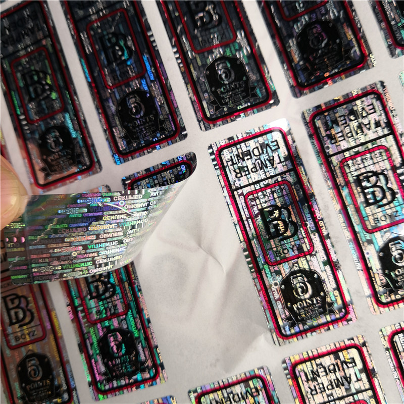 BACKPACKBOYZ hologram Stickers only POINTS Packing 5 Accept customizable 3D sticker 3.5g 7g Jungle boys bags small size with label sticke