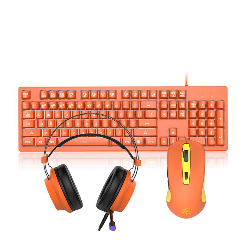 3 IN 1 Combos 104 Keys Membrane Keyboard 5000DPI Mouse and RGB Audio Recognition Headset Earphone for Desktop
3 IN 1 Combos 104 Keys Membrane Keyboard 5000DPI Mouse and RGB Audio Recognition Headset Earphone for Desktop