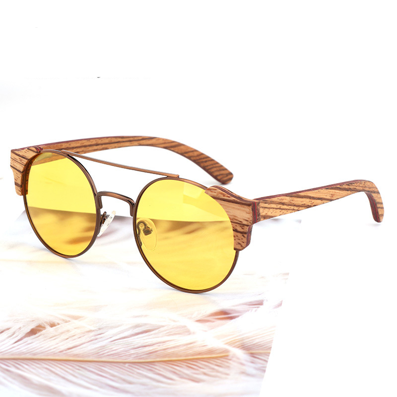 2021 Fashion New Ladies Retro Round Frame Bamboo Wood Glasses Wood Laminated Polarized Sunglasses Can Be Customized
2021 Fashion New Ladies Retro Round Frame Bamboo Wood Glasses Wood Laminated Polarized Sunglasses Can Be Customized