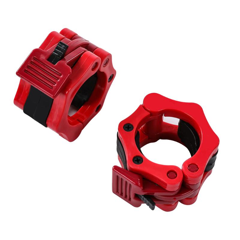 1 Pair Weight Lifting Spinlock Barbell Collar Gym Body Building Training Dumbbell Clips Clamp Fitness Gym Equipment Accessories