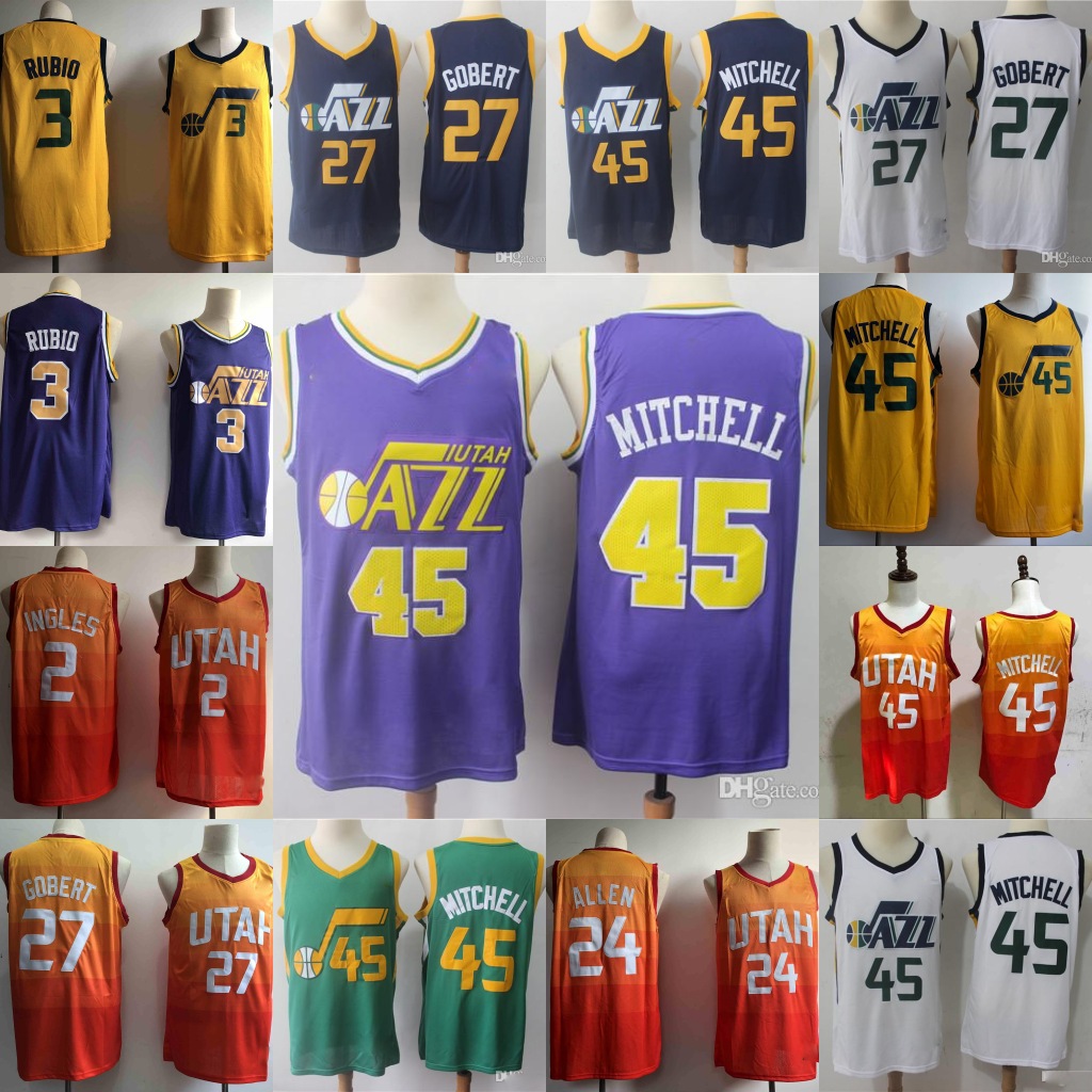 Utah Jazz Men's Donovan Mitchell Ricky Rubio Rudy Gobert John Stockton Karl Malone Basketball Jersey
Utah Jazz Men's Donovan Mitchell Ricky Rubio Rudy Gobert John Stockton Karl Malone Basketball Jersey