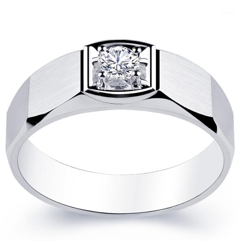 14K Au585 White Gold Ring Men Wedding Anniversary Engagement Party Ring Square 4 Claw Round Moissanite Diamond Casual Sporty1
14K Au585 White Gold Ring Men Wedding Anniversary Engagement Party Ring Square 4 Claw Round Moissanite Diamond Casual Sporty1