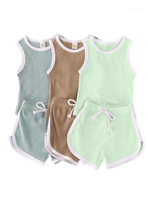 2020 Toddler Baby Boys Girls Summer Clothes Newborn Kids Baby Ribbed Knitted Sleeveless T-shirts+Shorts Children Tracksuits Sets1, Brown
2020 Toddler Baby Boys Girls Summer Clothes Newborn Kids Baby Ribbed Knitted Sleeveless T-shirts+Shorts Children Tracksuits Sets1, Brown