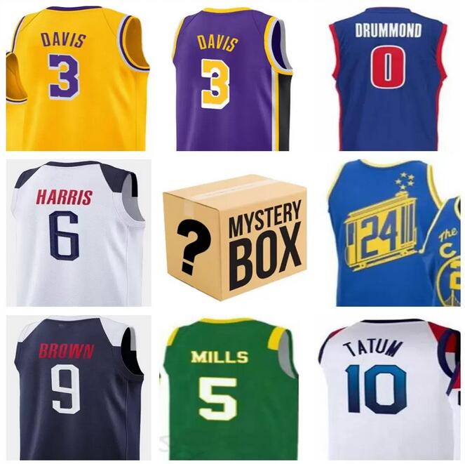 

MYSTERY BOX any basketball jerseys Mystery Boxes Toys Gifts for shirts men Sent at random mens uniform Bryant Durant James Curry Harden and so on, Send at random