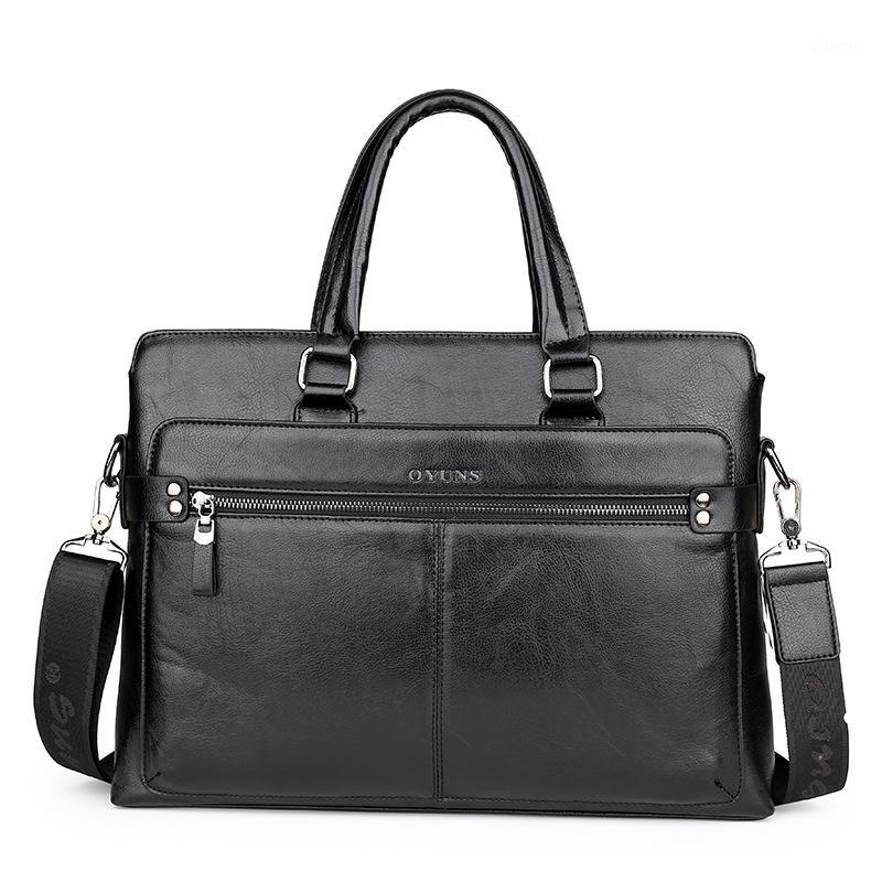 Classic Design Men's Business Briefcase PU Handbag Male Shoulder Cross Body Bag Laptop Bag Large Capacity Travel for Man1, Black
Classic Design Men's Business Briefcase PU Handbag Male Shoulder Cross Body Bag Laptop Bag Large Capacity Travel for Man1, Black