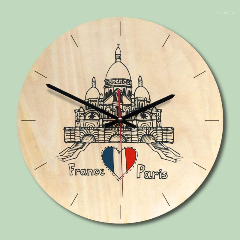 11-Inch Round Wooden Wall Clock Wall Clock Retro Famous Architecture Pattern Silent Movement Needle Display Without Numbers1
11-Inch Round Wooden Wall Clock Wall Clock Retro Famous Architecture Pattern Silent Movement Needle Display Without Numbers1